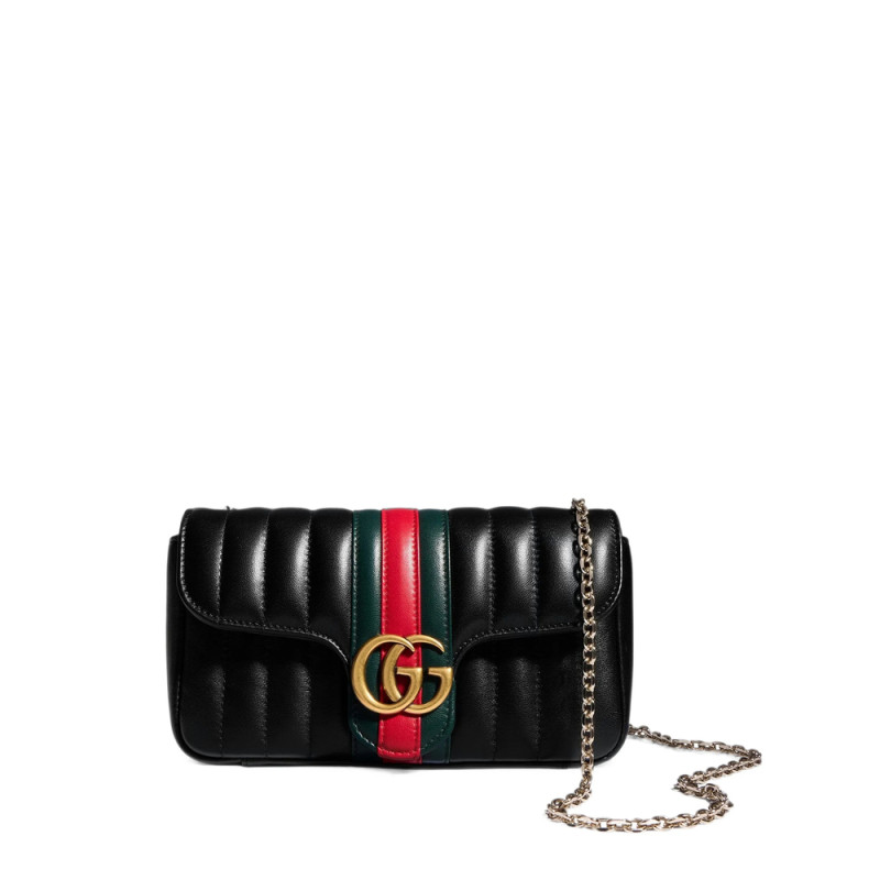 Gucci Jetset GG Marmont Quilted Leather Clutch Bag
