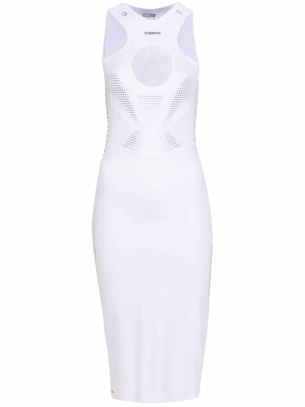 x Puma cut-out detail midi dress