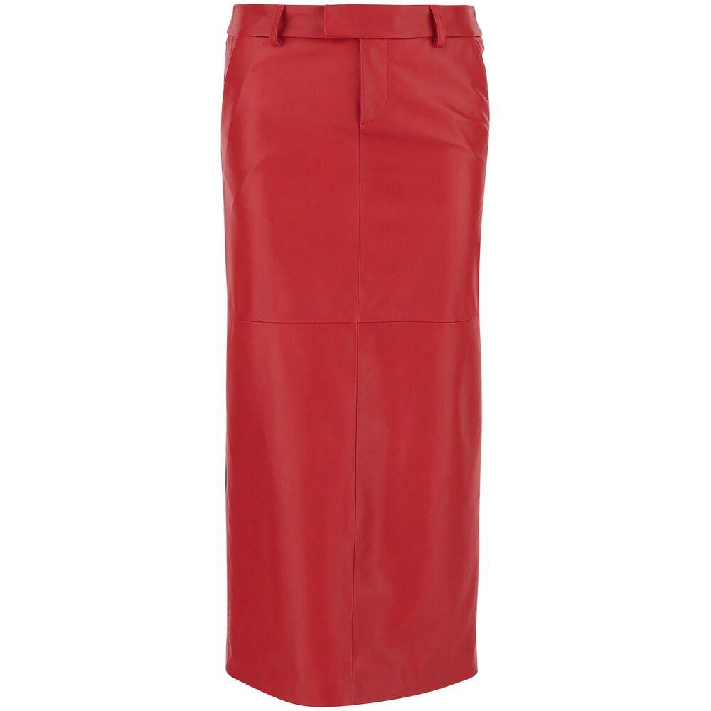 Armarium Leather Column Skirt