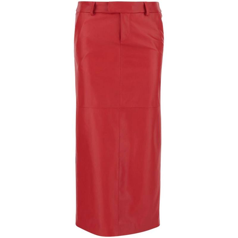 Armarium Leather Column Skirt