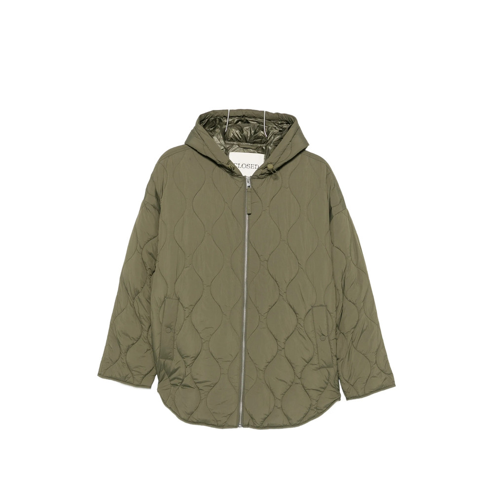 Closed Quilted Hooded Jacket