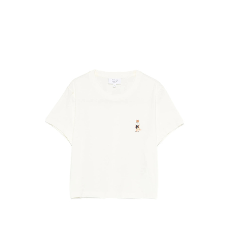 Maison Kitsuné Fox Embroidered T-shirt