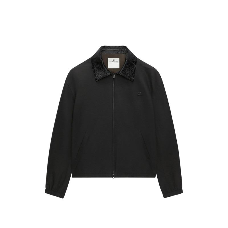 Courrèges Vinyl-collar Bomber Jacket