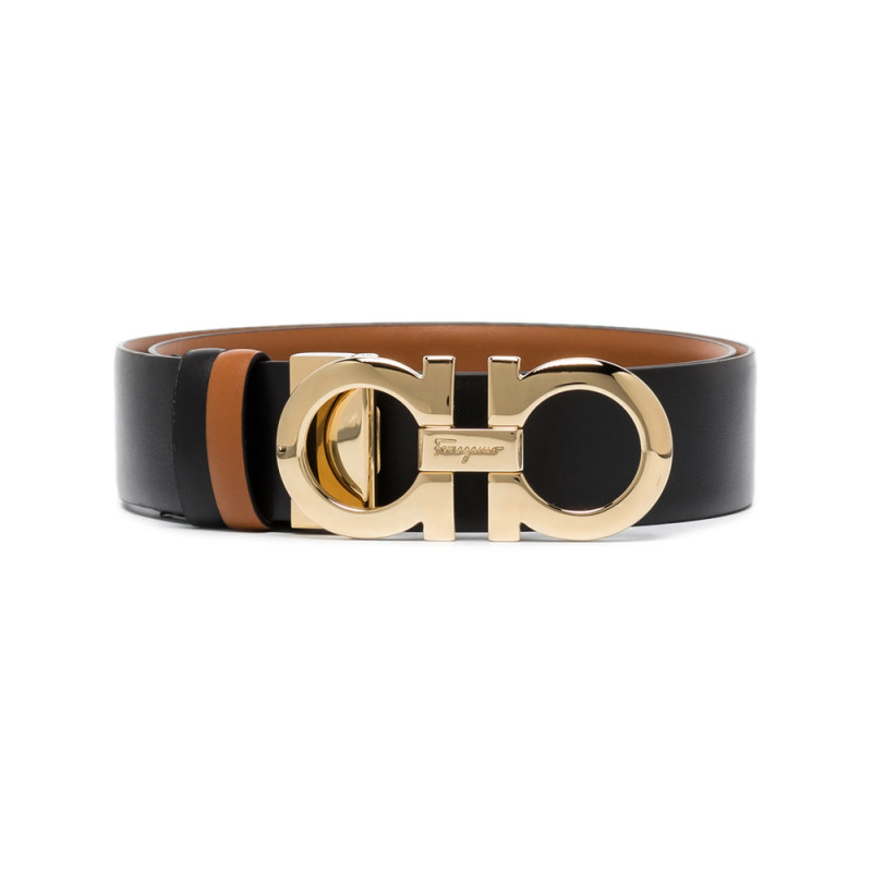 Ferragamo Gancini Reversible Leather Belt