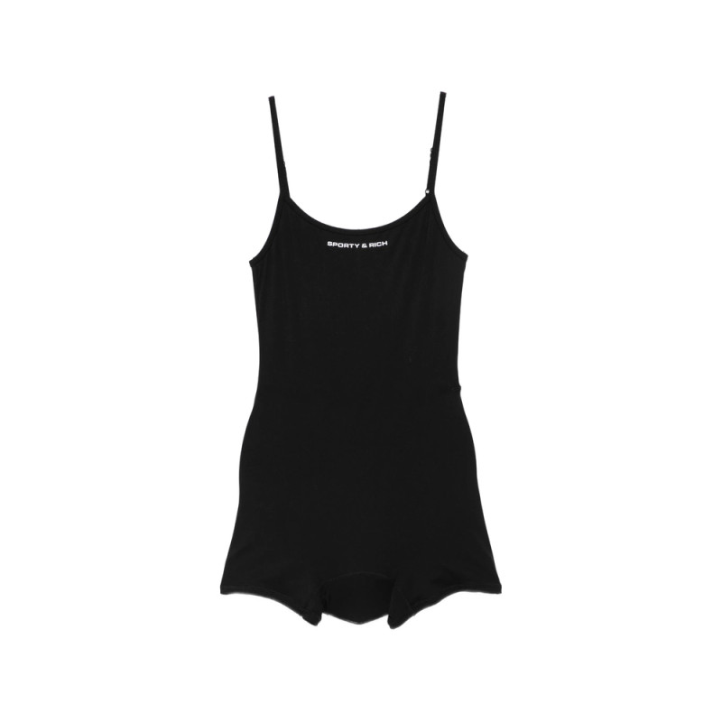 Sporty & Rich Logo-print Playsuit