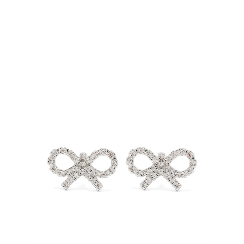 Self Portrait Micro Bow Earrings