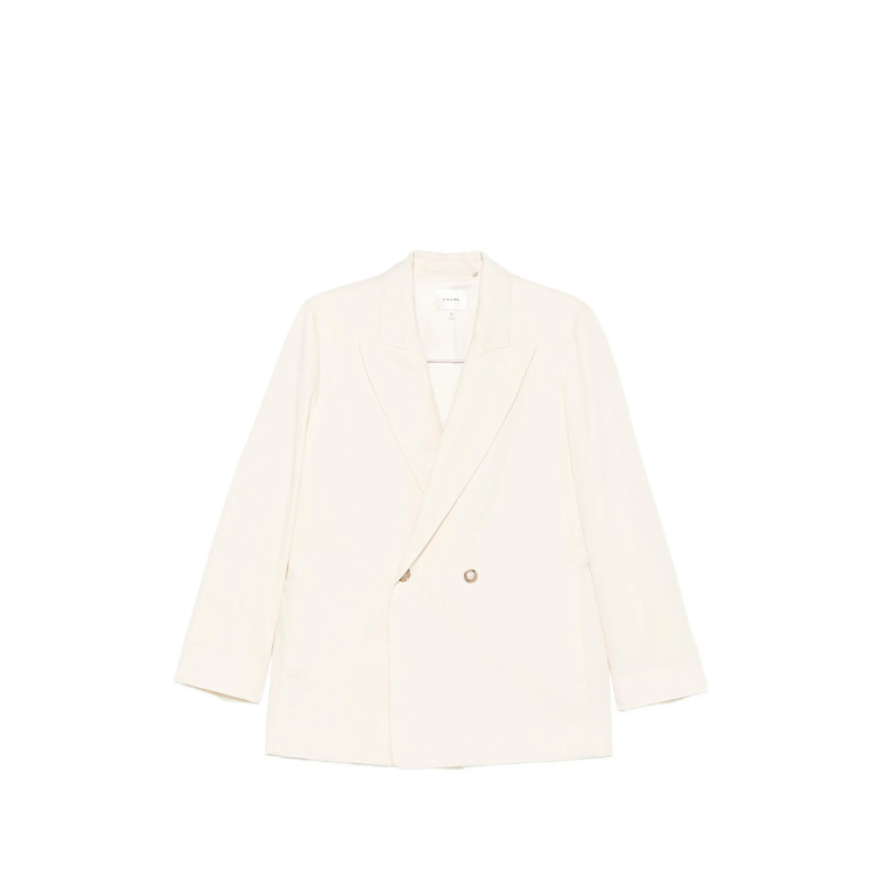 Frame The Lounge Double-breasted Peak-lapel Blazer
