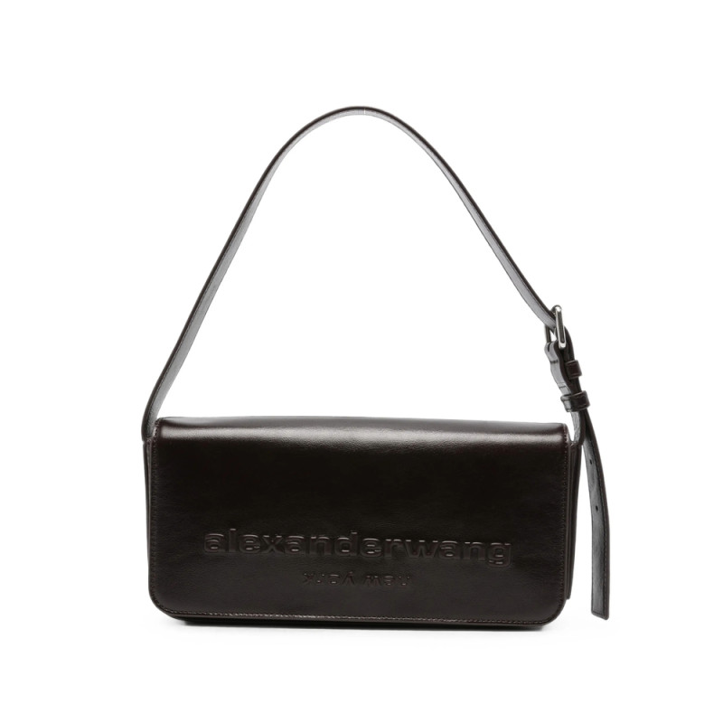 Alexander Wang Punch Flap Leather Shoulder Bag