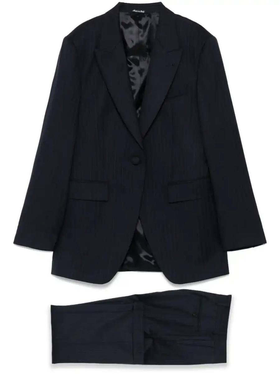 pinstriped suit