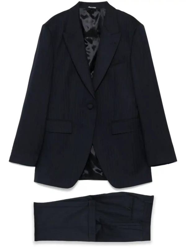 pinstriped suit