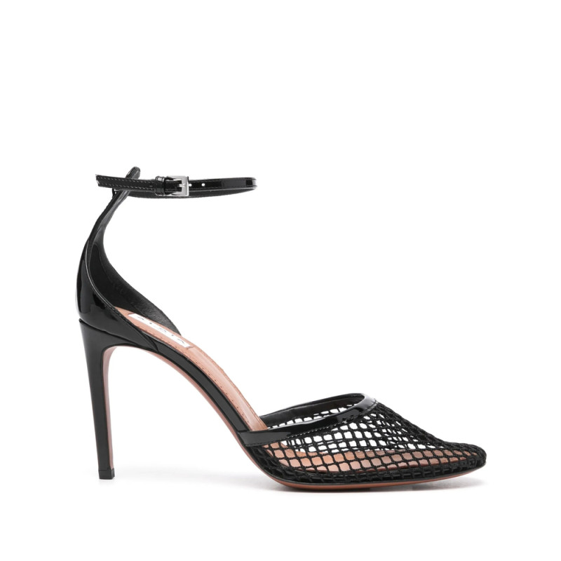 Alaïa 90mm Fishnet Pumps