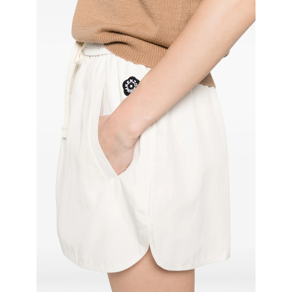 Kenzo Logo-patch Drawstring Mini Skirt
