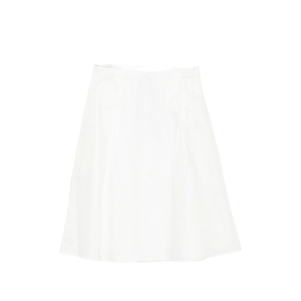 Paloma Wool Pleated Patch-pocket Midi Skirt