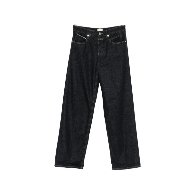 Closed Nikka Logo-patch Wide-leg Jeans