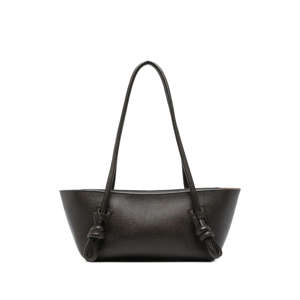 Hereu Fleca Knotted Leather Shoulder Bag