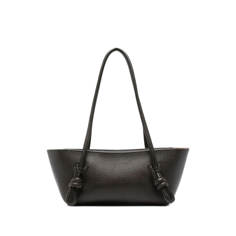 Hereu Fleca Knotted Leather Shoulder Bag