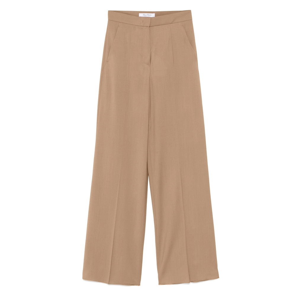 Max Mara Virgin Wool High-waisted Trousers