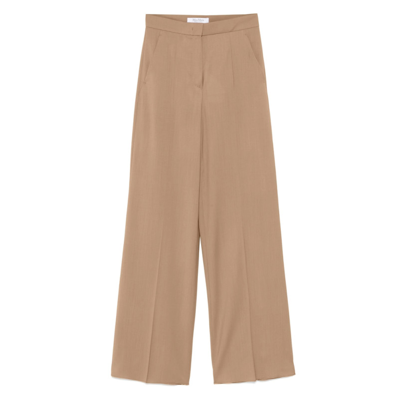 Max Mara Virgin Wool High-waisted Trousers
