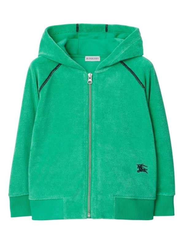 EKD-embroidery zipped hoodie