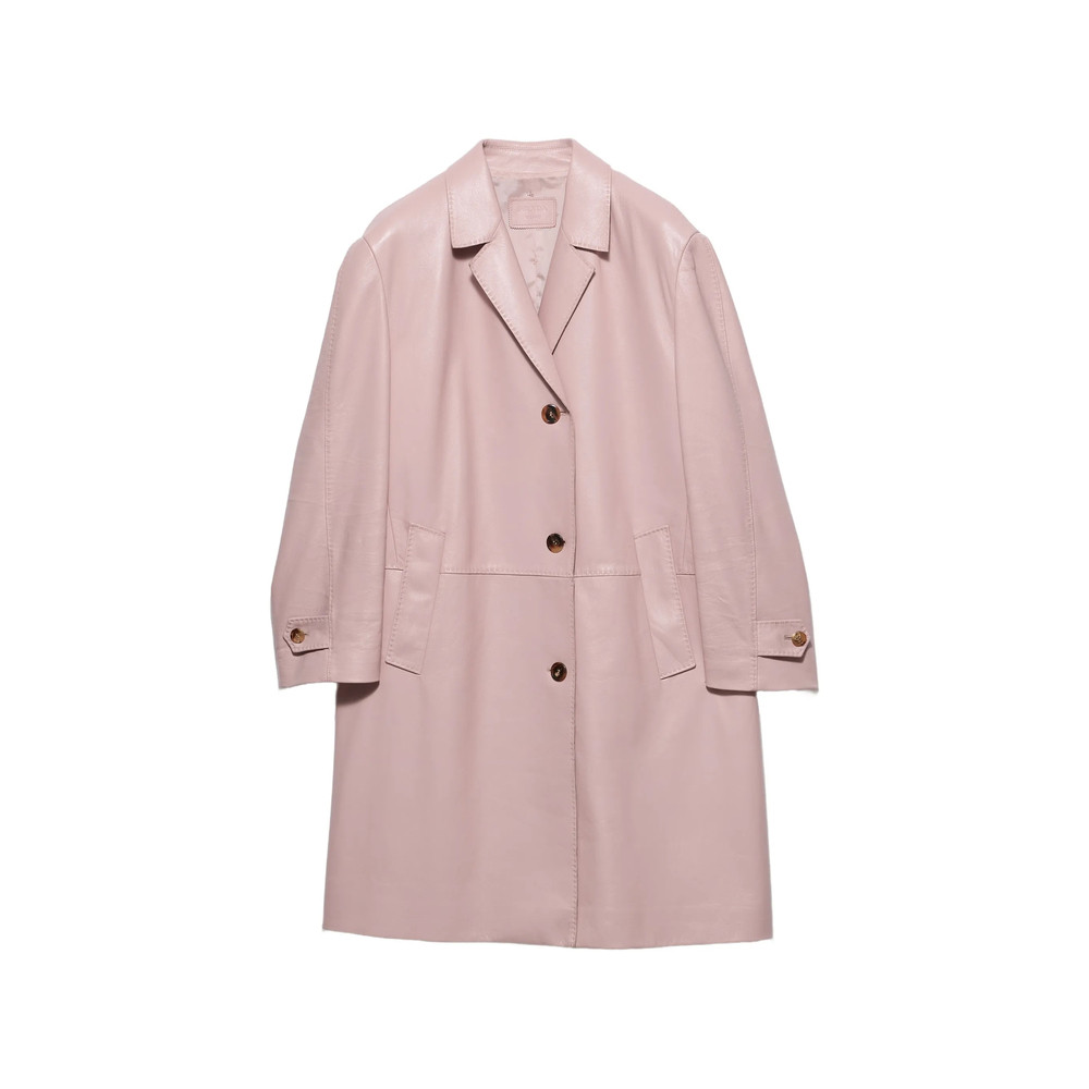 Prada Nappa Leather Coat