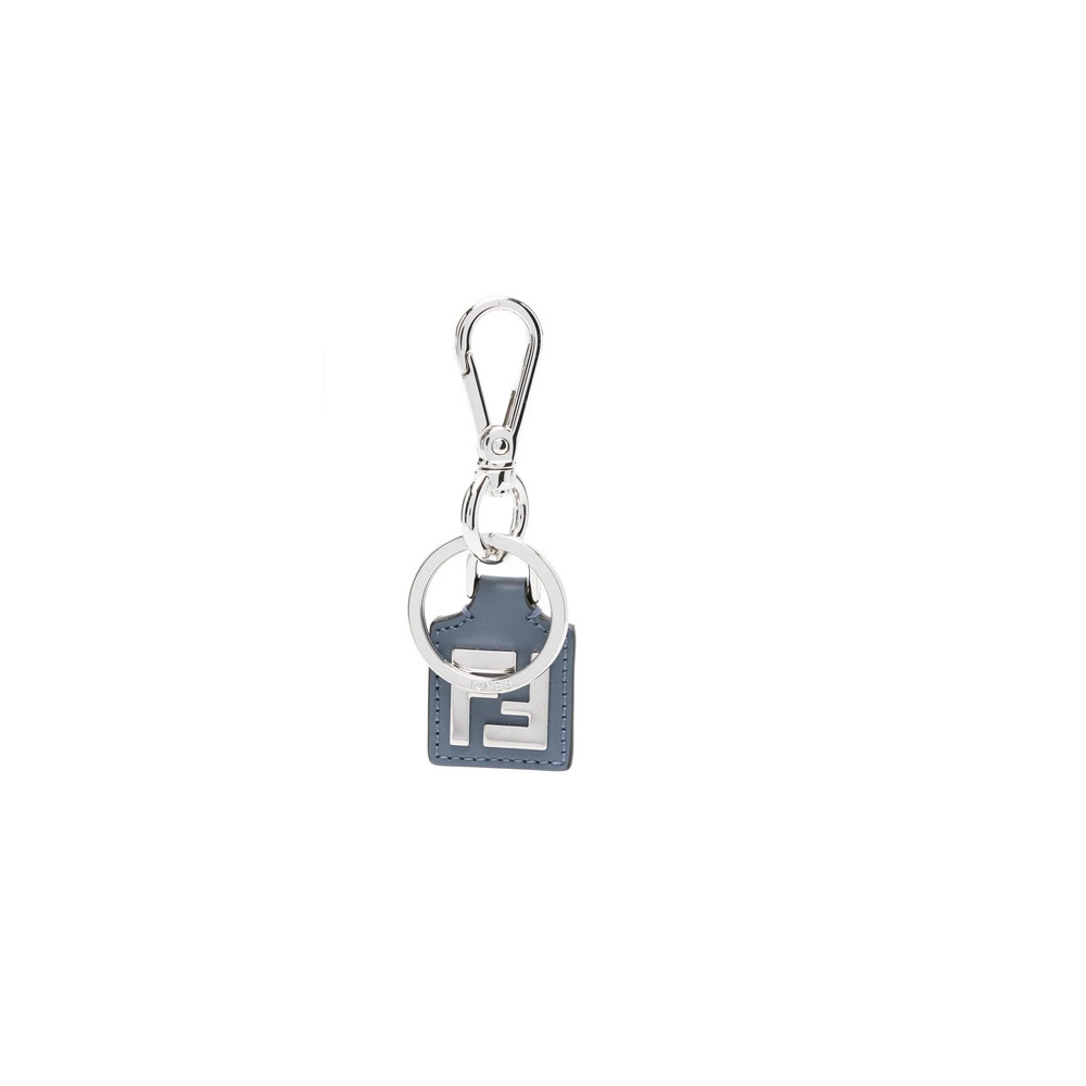 Fendi FF Squared Leather Keyring