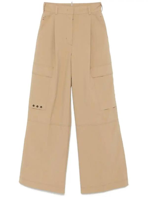 pleat-detail trousers