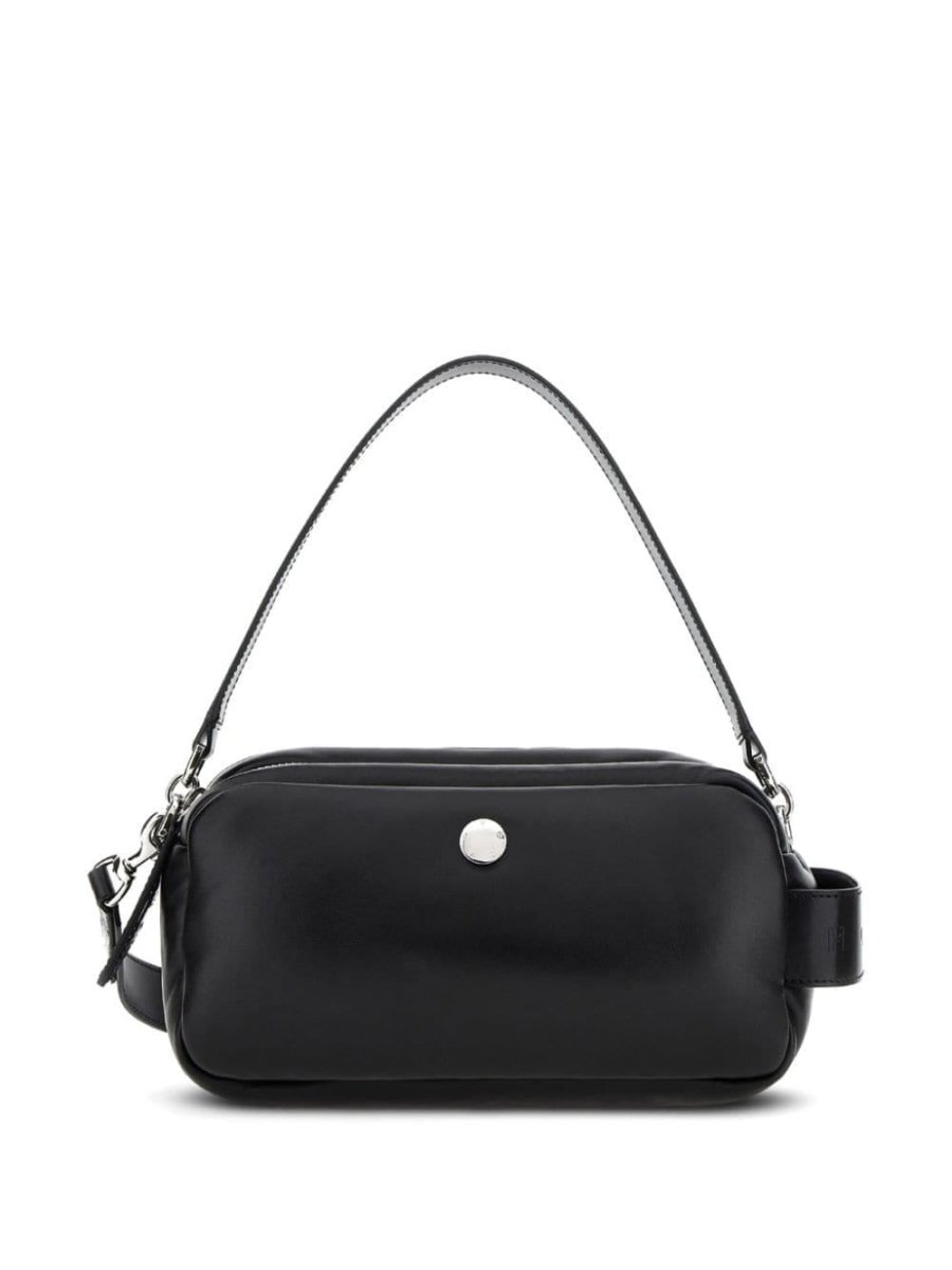 Doppia leather shoulder bag
