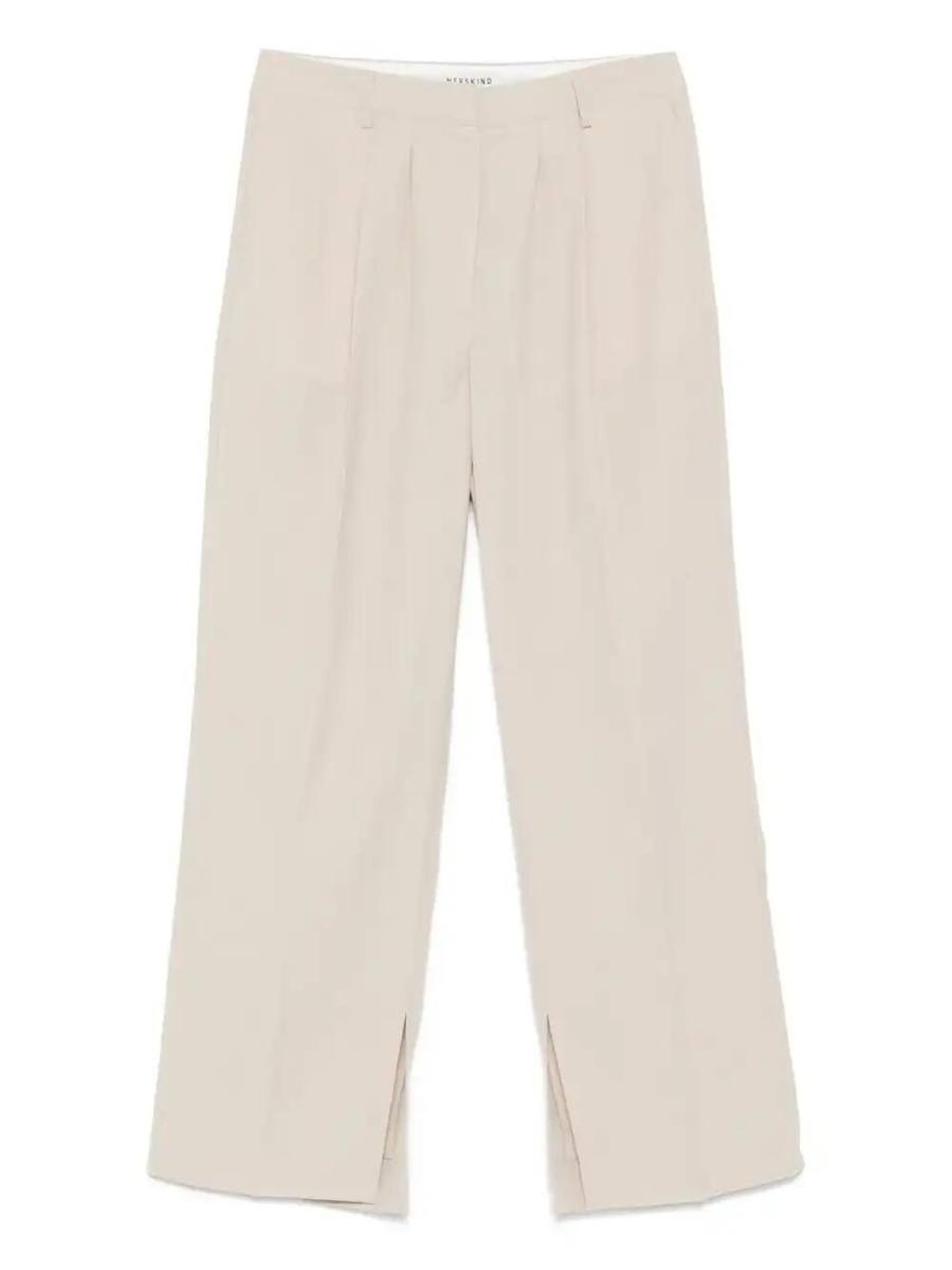 pleat-detailed trousers