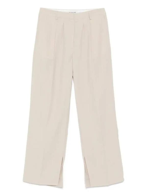 pleat-detailed trousers