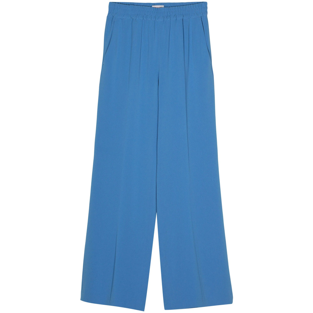 Alberto Biani Pressed-crease Wide-leg Trousers