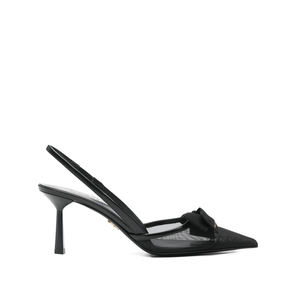 Prada Bow Pointed-toe Pumps