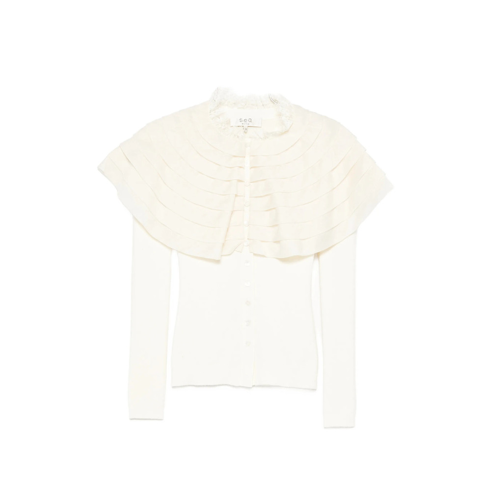 Sea Wanda Lace-trimmed Cardigan