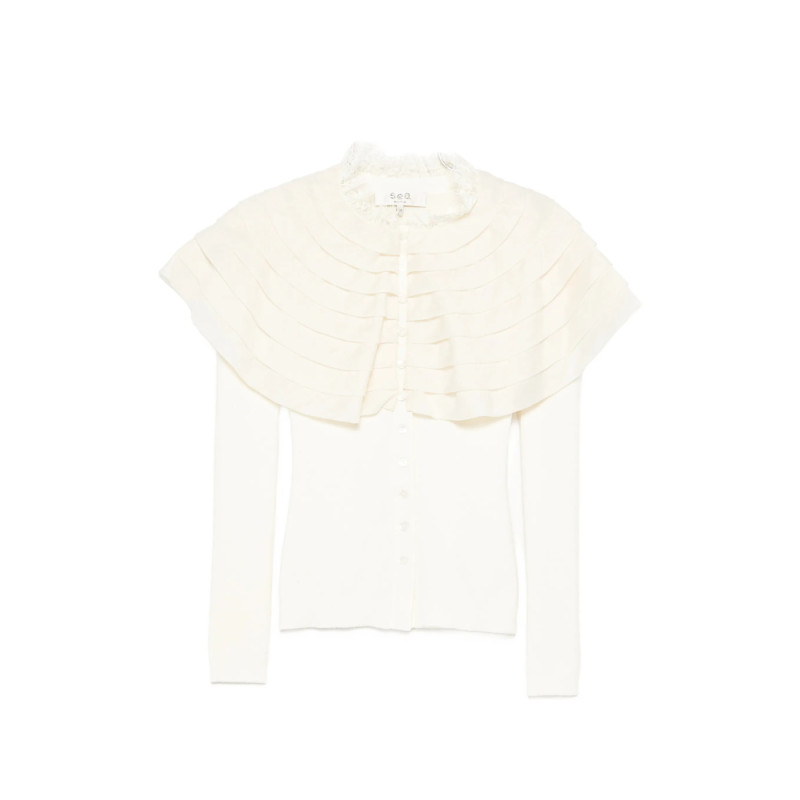 Sea Wanda Lace-trimmed Cardigan