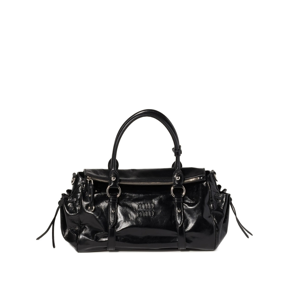 Miu Miu Shiny Leather Handbag