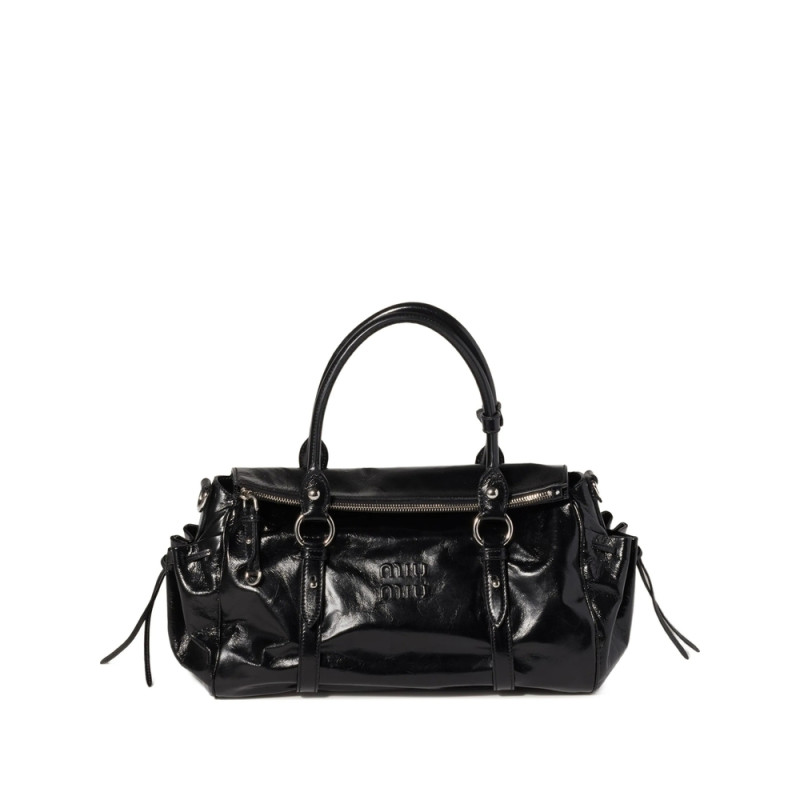 Miu Miu Shiny Leather Handbag