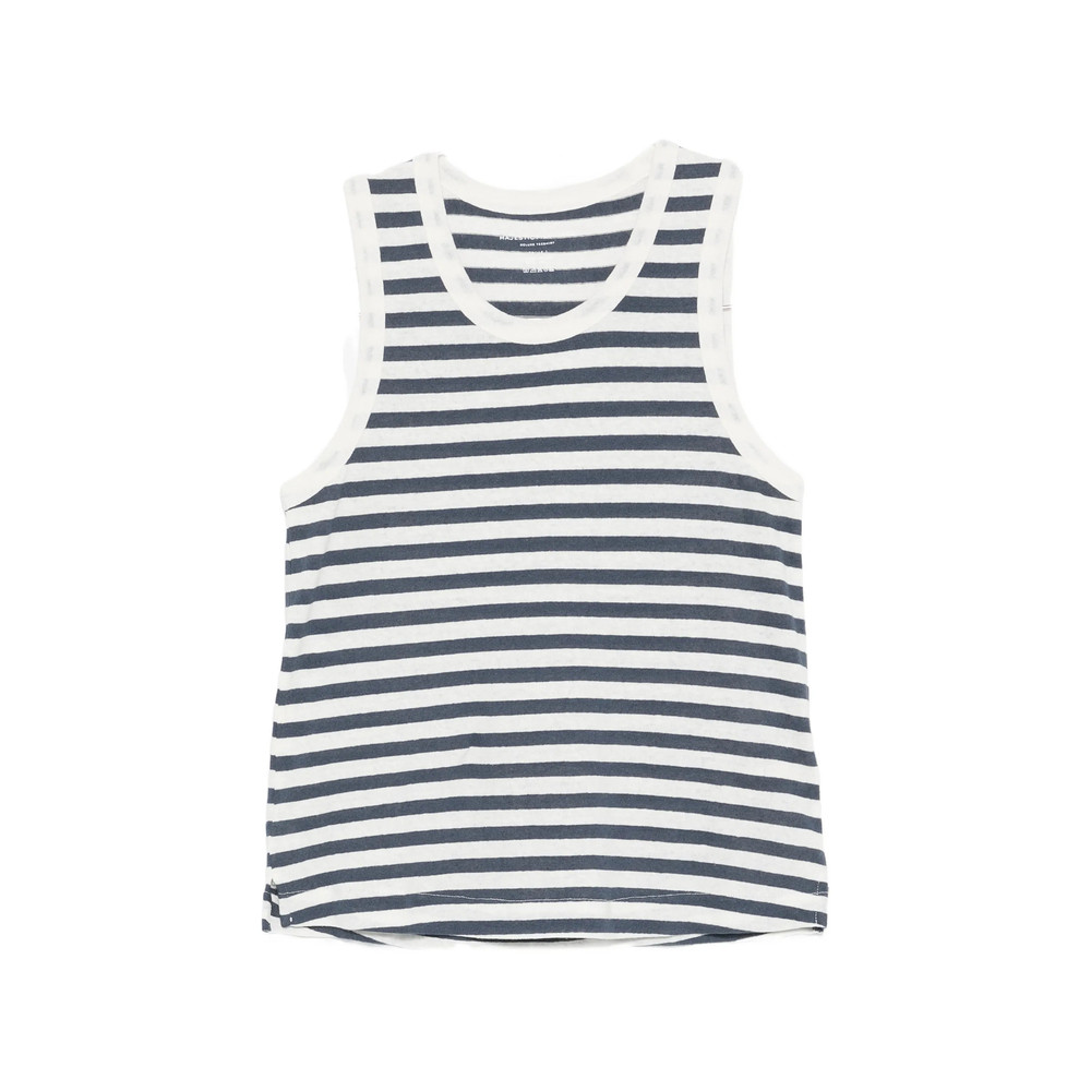Majestic Filatures Striped Sleeveless Tank Top