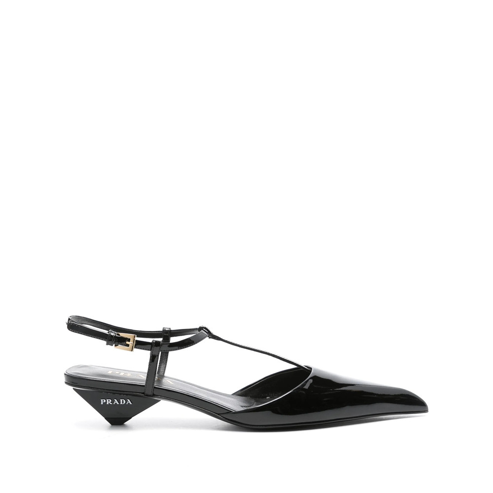 Prada 35mm Leather Slingback Pumps