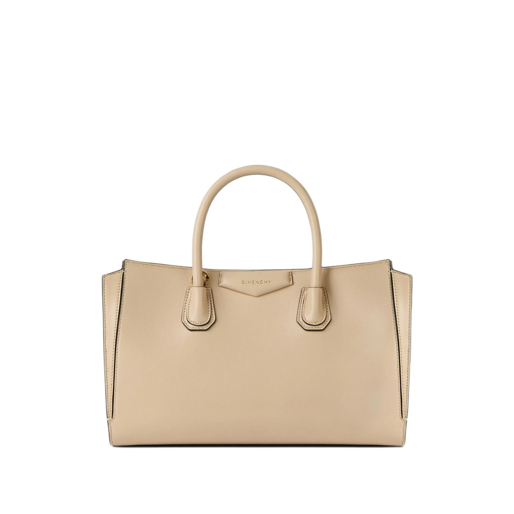 Givenchy Small Antigona Catchall Bag In Shiny Grained Leather