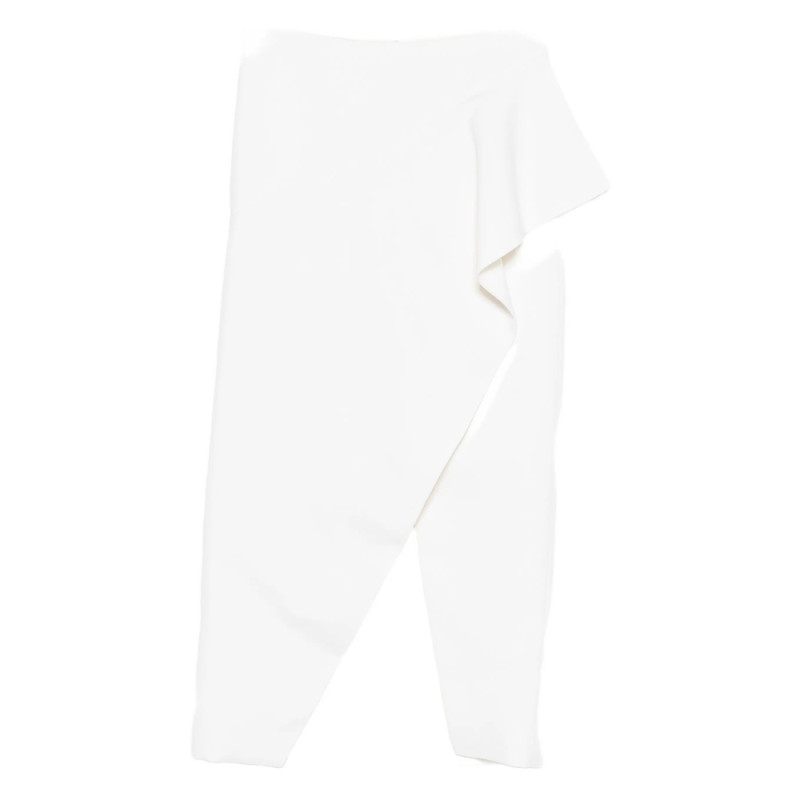 Khaite Jaia Ruffled Split Midi Skirt