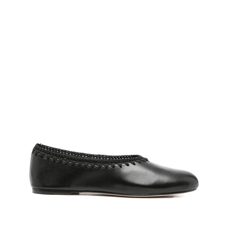 About Arianne Dara Crochet-detail Ballet Flats