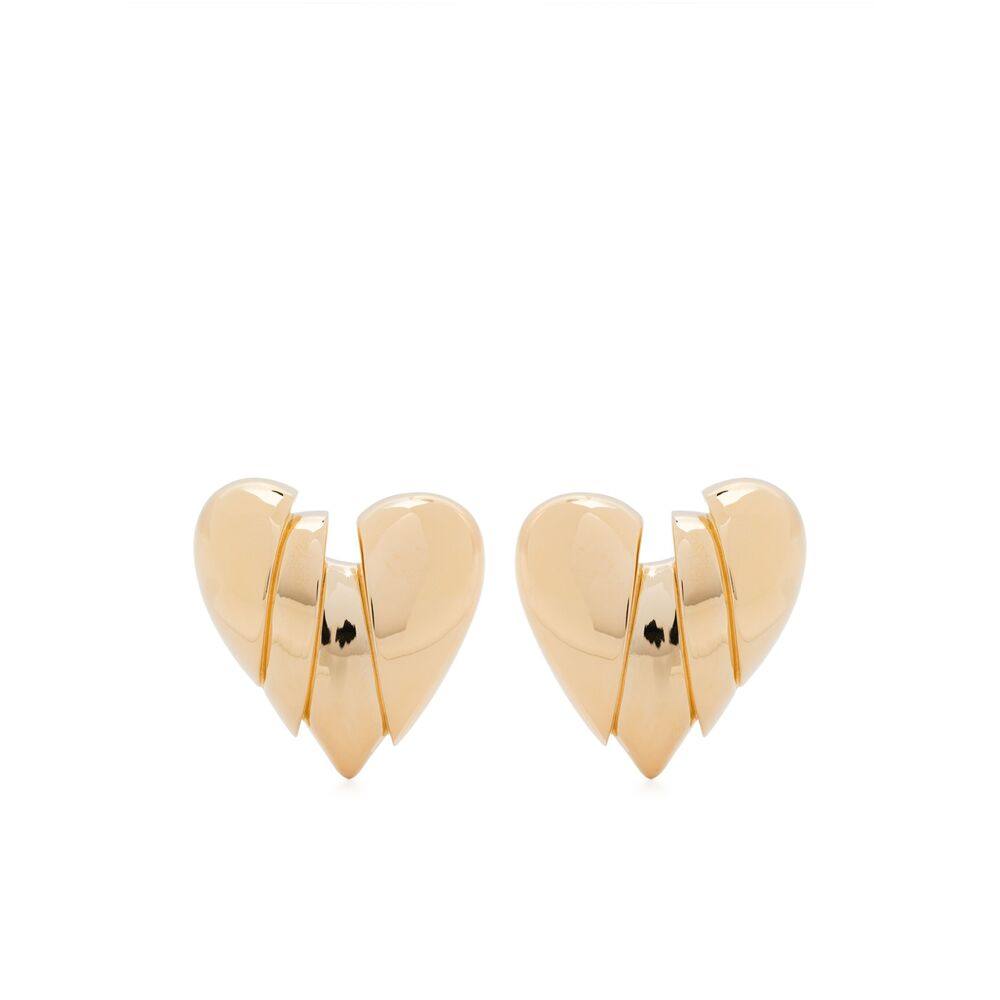 Amina Muaddi Heart Breaker Earrings