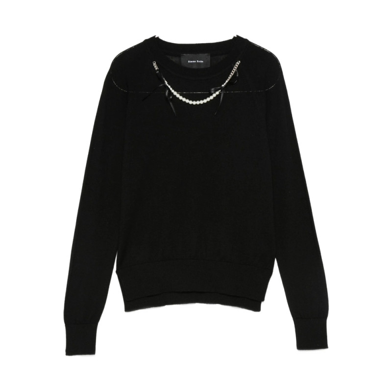 Simone Rocha Pearl-embellished Sweater