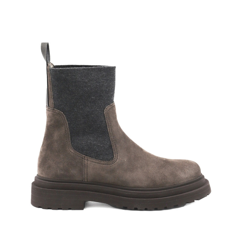 Brunello Cucinelli Suede Chelsea Boots