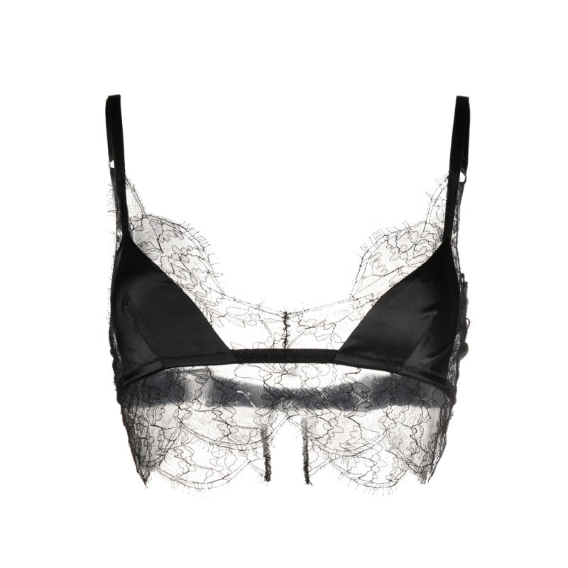 Dolce & Gabbana Lace-trim Satin Bra