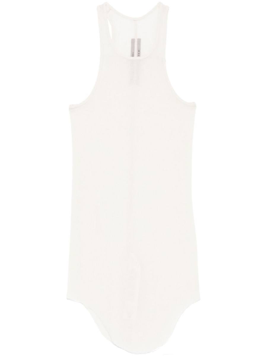 fine-ribbed tank top