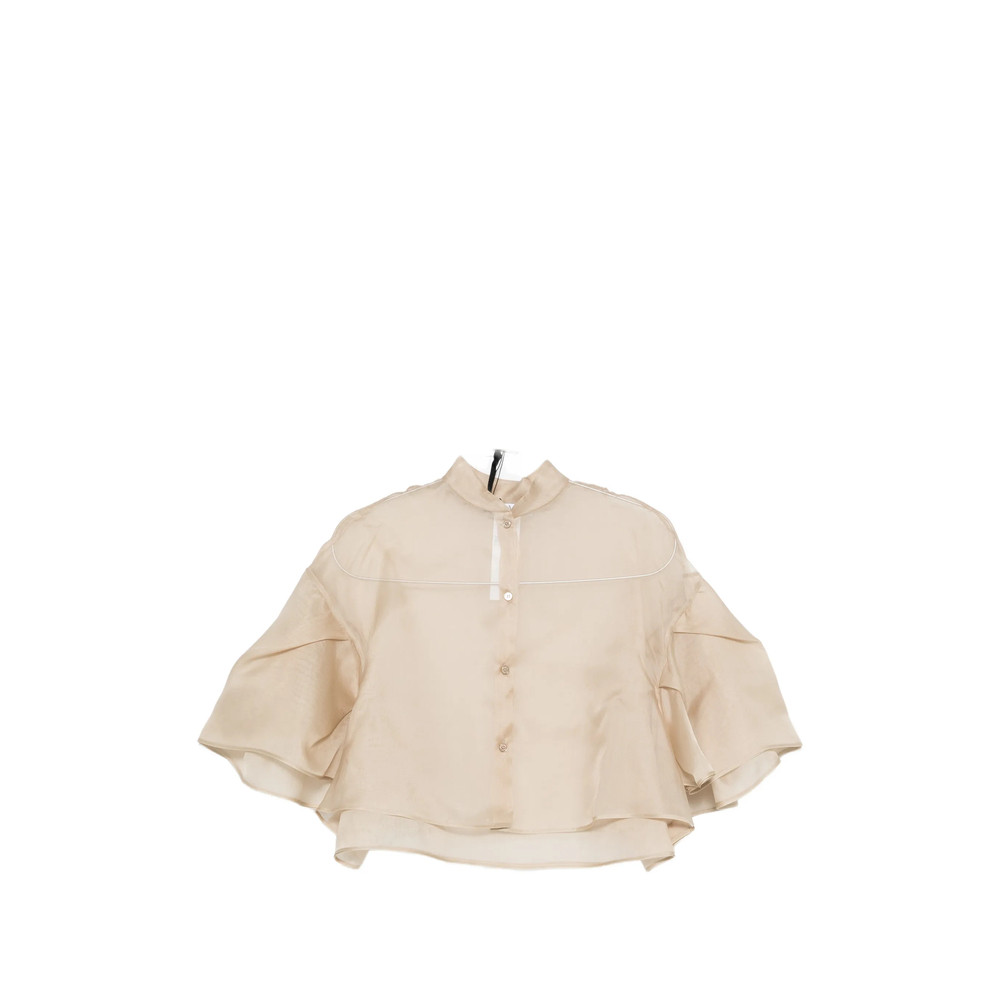 Max Mara Ruffled Layered Shirt