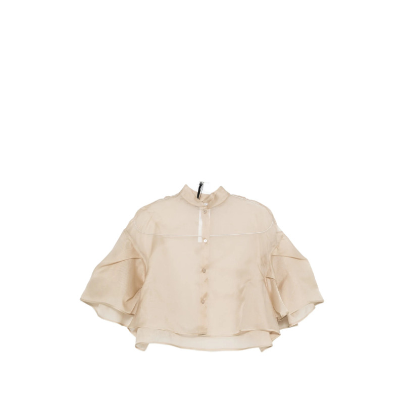 Max Mara Ruffled Layered Shirt