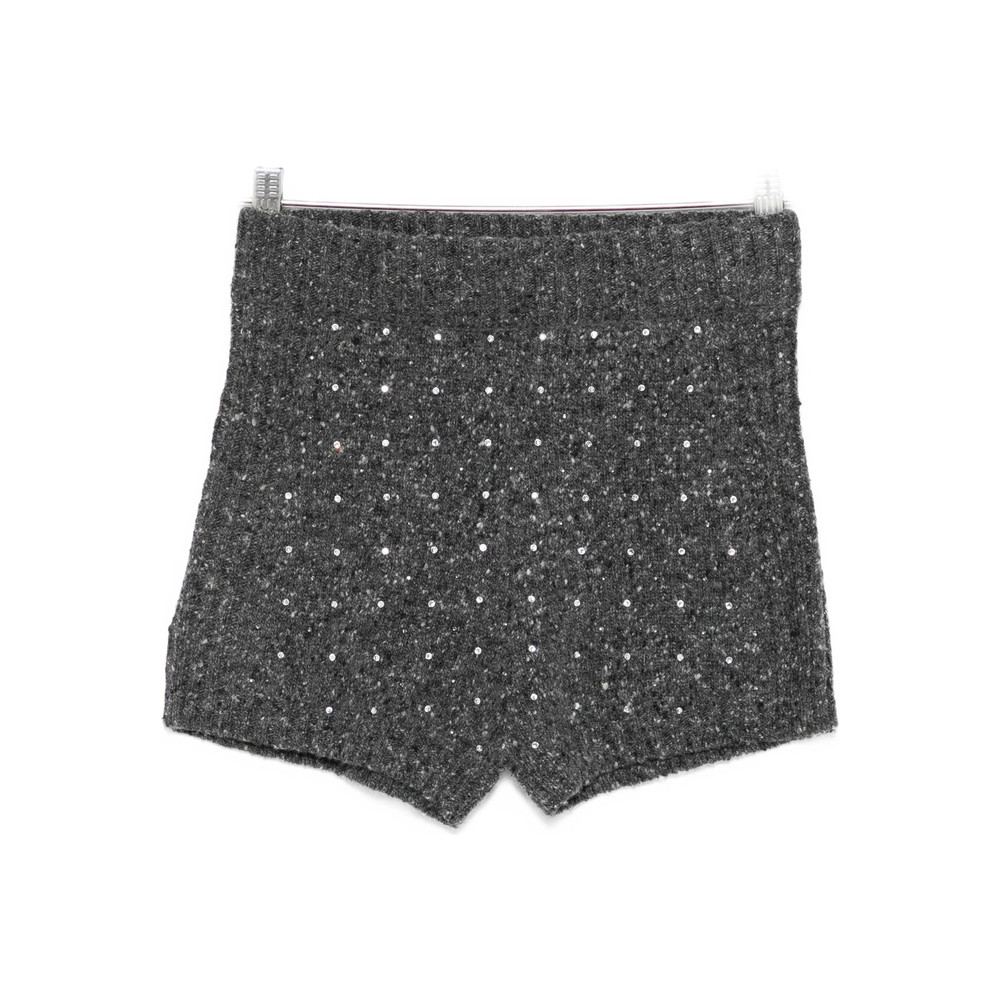 Pinko Embellished Knit Shorts