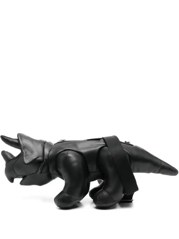 rhino-shaped cross body bag