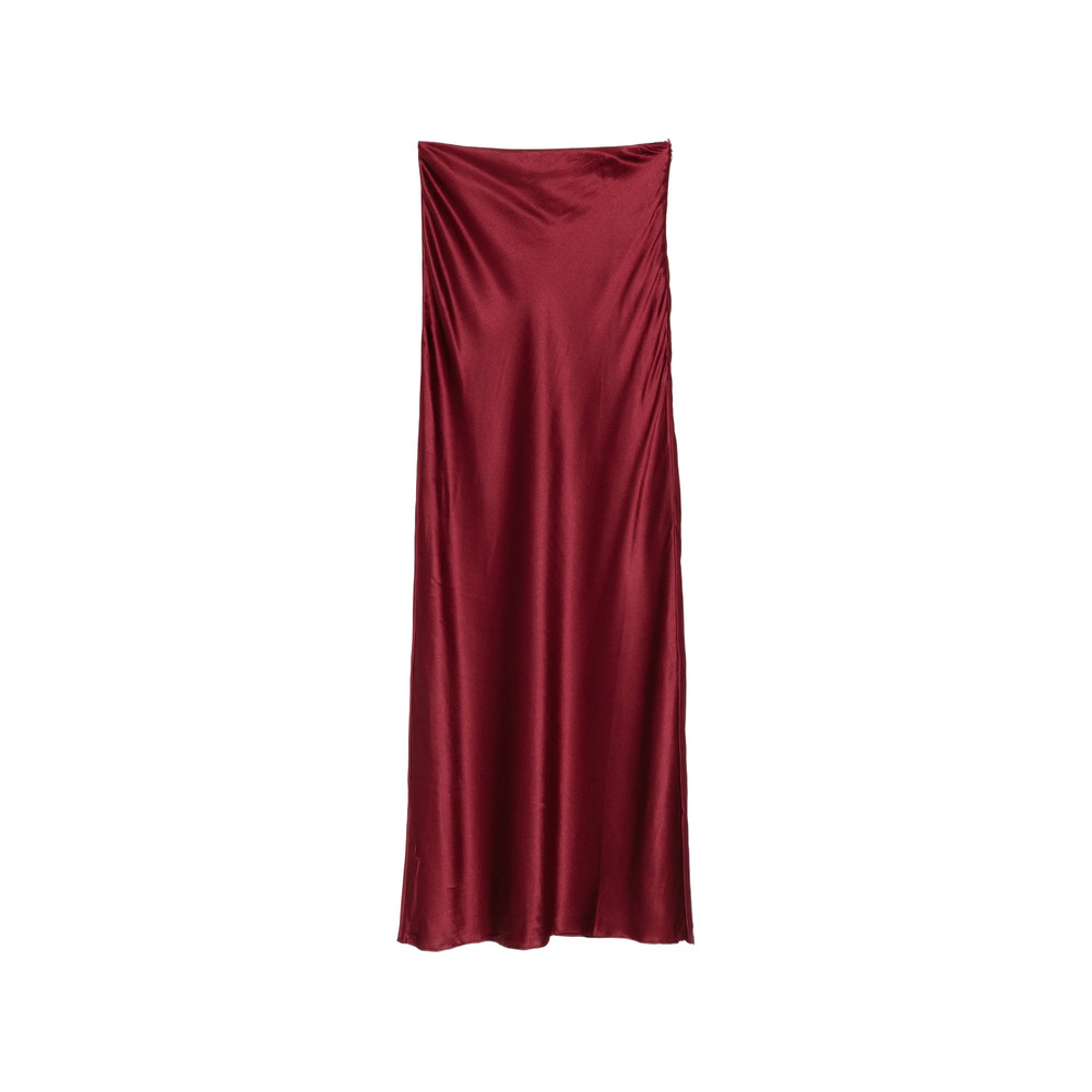 Cult Gaia Satin-finish Maxi Skirt
